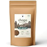 Lefna Chaga Bio Ground - Kleine Brocken - Wild Geerntet aus Estnischen Wäldern - Reich an Antioxidantien -Ideal für Bio Chaga Tee & Chaga Kaffee - 100g