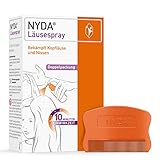 NYDA Läusespray: Erstattungsfähiges Mittel gegen Kopfläuse für Kinder und Erwachsene, 2x50 ml