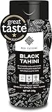 Med Cuisine Black Tahini - 310GR - Premium geröstete schwarze Sesampaste - Tahini-Paste mit Nussgeschmack - 1/3 Tasse Black Tahini deckt Ihren täglichen Kalziumbedarf