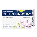 CETIRIZIN Aristo bei Allergien 10 mg Filmtabletten 100 St