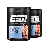 ESN Collagen Peptides, 2 x 300 g, Pink Grapefruit, Fördert Gelenkstabilität und Hautelastizität, Unterstützt Sehnen- und Bandgesundheit, geprüfte Qualität - made in Germany