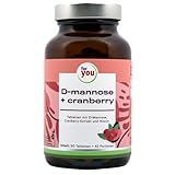 for you D-mannose + cranberry 90 Kapseln | 1.500 mg D-Mannose pro Tagesdosis | Natürliche Unterstützung für Blase & Harnwege | Einsetzbar bei Problemen und zur Vorbeugung