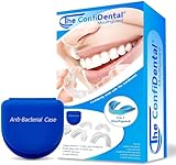 The ConfiDental Moldable Mouthguard Pack of 5 for Bruxism, Teeth Grinding, Clenching, Sports Athletic Mouth Guard, Whitening Tray Includes 3 Regular and 2 Heavy Duty for Day and Night Teeth Grinding
