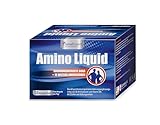SanaExpert Amino Liquid, 5600mg Aminosäuren-Konzentrat, Nahrungsergänzung für Sportler, BCAAs, Vitamin B6, Ampullen à 25 ml, 30 Stück