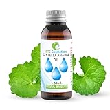 Centella Asiatica-Öl 50 ml - Auch als Gotu-Kola-Öl bekannt. Wirkt als Anti-Aging, Tonisierungs, Straffungs-, Konditionierungs- und Wiederherstellungsmittel