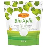 Birkengold Bio Xylit, 500 g Beutel | aus biologischer Landwirtschaft | 40% weniger Kalorien | zahnfreundlich | ideal zum Kochen und Backen | glykämischer Index von 11