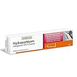 Hydrocortison-ratiopharm® 0,5% Creme bei allergischen und entzündlichen Hautirritationen, Juckreiz, Sonnenbrand und Insektenstichen. 15 g Creme