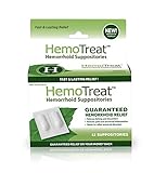 HemoTreat ® Hämorrhoiden Zäpfchen, Zäpfchen für eine schnelle sichere effektive Behandlung