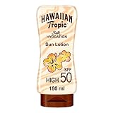 Hawaiian Tropic Silk Hydration Protective Sun Lotion Sonnencreme LSF 50, 180 ml, 1 St,red