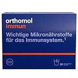 Orthomol Immun - Mikronährstoffe zur Unterstützung des Immunsystems - Nahrungsergänzung mit Vitamin C, Vitamin D und Zink, 30 St. Tagesportionen
