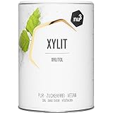 nu3 Premium Xylit (Xylitol) 750g - Birkenzucker aus Finnland - mit 40% weniger Kalorien als herkömmlicher Zucker - Perfekt zum Backen & Kochen - gesunde und vegane Zuckeralternative