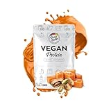 Veganes Proteinpulver, 1 kg, Salted Caramel Peanut Geschmack, hoher Eiweißgehalt, zuckerfrei, glutenfrei, nicht gentechnisch verändert, cruelty-free, Made in Germany