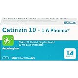 CETIRIZIN 10-1A Pharma Filmtabletten 100 St