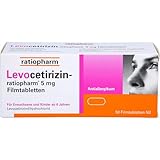 Levocetirizin-ratiopharm 5 mg Filmtabletten 50 stk
