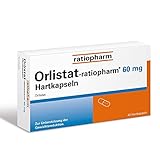 Orlistat-ratiopharm® 60 mg Hartkapseln: Unterstützt die Gewichtsabnahme bei Übergewicht ab einem BMI von mindestens 28. 42 Hartkapseln