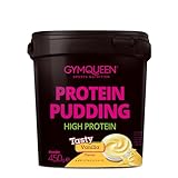 GymQueen Protein Pudding 450g Vanille, High-Protein Puddingpulver zum Anrühren, 25g Eiweiß pro Portion, schnelle und einfache Zubereitung
