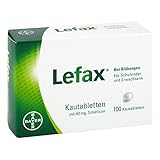 Lefax Kautabletten - mit 42 mg Simeticon - bei leichten Blähungen - mit Pfefferminzgeschmack - für Kinder geeignet - 1 x 100 Tabletten