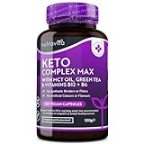 Keto Komplex Max - Geeignet zur Keto-Diät - 120 Kapseln - Mit MCT-Öl, Grünen Tee, wichtigen Vitaminen & Mineralien zur Unterstützung ihrer Keto-Diät