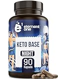 Keto Base Night - 90 Kapseln für nächtliche Versorgung ohne Koffein - Keto Komplex mit Grüntee Extrakt, Ashwagandha, Magnesium, Vitamin B6 - beliebt bei Sportler, Fitness - ideal mit Keto Base Day