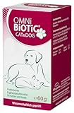 OMNi BiOTiC CAT & DOG | 60g | 2 Bakterienstämme | bis zu 7,5 Mrd. Keime Pro Tagesdosis | Pulver | Probiotisches Ergänzungsfuttermittel für Hunde und Katzen