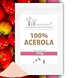 ACEROLA - Forest Vitamin - 100% Acerola - 250g Pulver - in 1 Portion (o,5g) 500mg - Natürliches Vitamin C - Immunität - Gesundheit