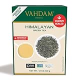 VAHDAM, Himalayan Green Tea (340g) 100% Reiner Grüntee Aus Den Hochlandplantagen | Glutenfrei | Frisch & Direkt Von Der Quelle In Indien | Aufbrühen Heißen/Eistee