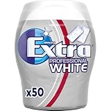 Extra Professional White, Zuckerfreier Kaugummi, Dose mit 50 Dragees, Für frischen Atem