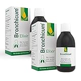 Bronchicum Elixir bei Husten und akuter Bronchitis | Schleimlösender und beruhigender Hustensaft | Sparset mit 2 x 250 ml