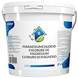 SOLUP Magnesiumchlorid 4 Kg I Magnesium Flakes I Magnesiumflocken I 100% Naturbelassene Magnesiumchlorid Flocken I Ideales Badesalz Gegen Magnesiummangel
