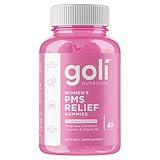 Goli Nutrition, Women's PMS Relief Gummies, für Frauen, 60 vegane Gummies, ohne Gelatine, Laborgeprüft, Vegetarisch, Glutenfrei, Sojafrei, Gentechnikfrei