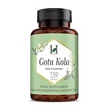 H&C Gotu Kola (Centella Asiatica) Kapseln/Tabletten – 750 mg, 150 Stück (5 Monate), für Gedächtnis und Konzentration