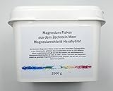 Magnesium Flakes aus dem Zechstein Meer, 2600 g (2,6 kg), Magnesiumchlorid, Original Zechstein