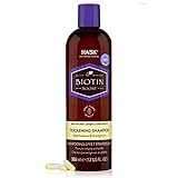 HASK Biotin Boost Shampoo – Kräftigend, für alle Haartypen, farbsicher und tierversuchsfrei – Flasche mit 355 ml