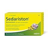 Sedariston® Konzentrat bei Unruhe, Stress, Anspannung, Schlafstörungen, pflanzliches Arzneimittel aus Johanniskraut + Baldrian, 60 Stk