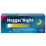 Hoggar Night – Schlaftabletten zur Hilfe beim Einschlafen und bei akuten Schlafstörungen – Gut verträglich, für erholsamen Schlaf – 1 x 20 Schmelztabletten