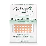 Gatapex Akupunktur-Pflaster (Größe L) 4,4 x 5,2cm Haut 40 Stück