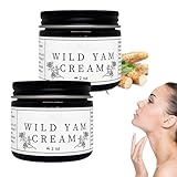 2PCS Organic Enriched Wild Yam Creme,Wild Yam Cream Organic for Hormone Balance,Wild Yam Creme Für Hormonausgleich,Yamswurzel Creme,Natural Wild Yam Cream for Menopause