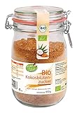 KOPP Vital® Bio Kokosblütenzucker im Bügelglas | vegan | 650 g | Kokosblüten | Ohne Gentechnik | Glutenfrei | Alternative zu weißem Haushaltszucker