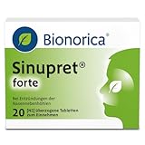 Bionorica SE Sinupret Forte �berzogene Tabletten, 20 St