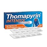 Thomapyrin INTENSIV Tabletten - 3fach Power bei intensiveren Kopfschmerzen & Migräne - 20 Stk.