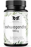 Ashwagandha hochdosiert - 7000mg aus 10:1 Extrakt pro Vegane Kapsel - Mit 50 mg Withanolide - 60 Tage Unterstützung - Premium Qualität - Natürliche Adaptogene - 60 Kapseln - Für Männer & Frauen