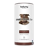 foodspring Shape Shake 2.0 Schokolade – Vollwertiger Mahlzeitenersatz-Shake zur Gewichtskontrolle mit Premium Protein, 209 kcal pro Portion, Glutenfrei - 900g