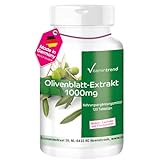 Olivenblattextrakt 1000mg - 120 vegane Tabletten ! 4-MONATS-VORRAT ! Hochdosiert - 20% Oleuropein | Vitamintrend®