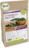 Vita2You Bio Chlorella Tabletten | 400mg pro Tablette | 1250 Presslinge | 500g Algen aus Ökologischen Anbau | Rohkost im Zippbeutel
