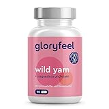 Wild Yam + Mönchspfeffer + Frauenmantel - 180 Kapseln - Plus Magnesium & Eisen - Hochdosierter Extrakt aus der Yamswurzel