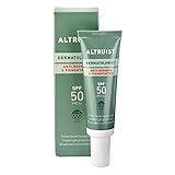 Altruist Dermatologist Anti Redness and Pigmentation SPF50 Tinted Face Cream, Unscented, 30 millilitre