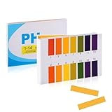 160 Stück PH-Wert-Indikator-Teststreifen,1-14, PH Teststreifen, Lackmuspapier Indikatorpapier für Urin und Speichel,Säure Basen Teststreifen-K