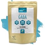 aminopure® | GABA Pulver pur | reine Gamma-Aminobuttersäure ohne Zusatzstoffe | 100% vegan und schadstoffgeprüft im Labor mit Zertifikat | 250 Gramm
