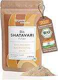 Shatavari Pulver Bio 500g I aus Indien, abgefüllt Bayern I Superfood Pulver - Vegan und Rohkostqualität I DE-ÖKO-001