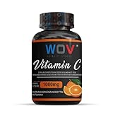 WOV® Vitamin C Hochdosiert 1000mg (180 Vegane Pulver Tabletten gepuffert) pH-neutral & magenfreundlich, ohne Zusätze - laborgeprüft & in Deutschland produziert